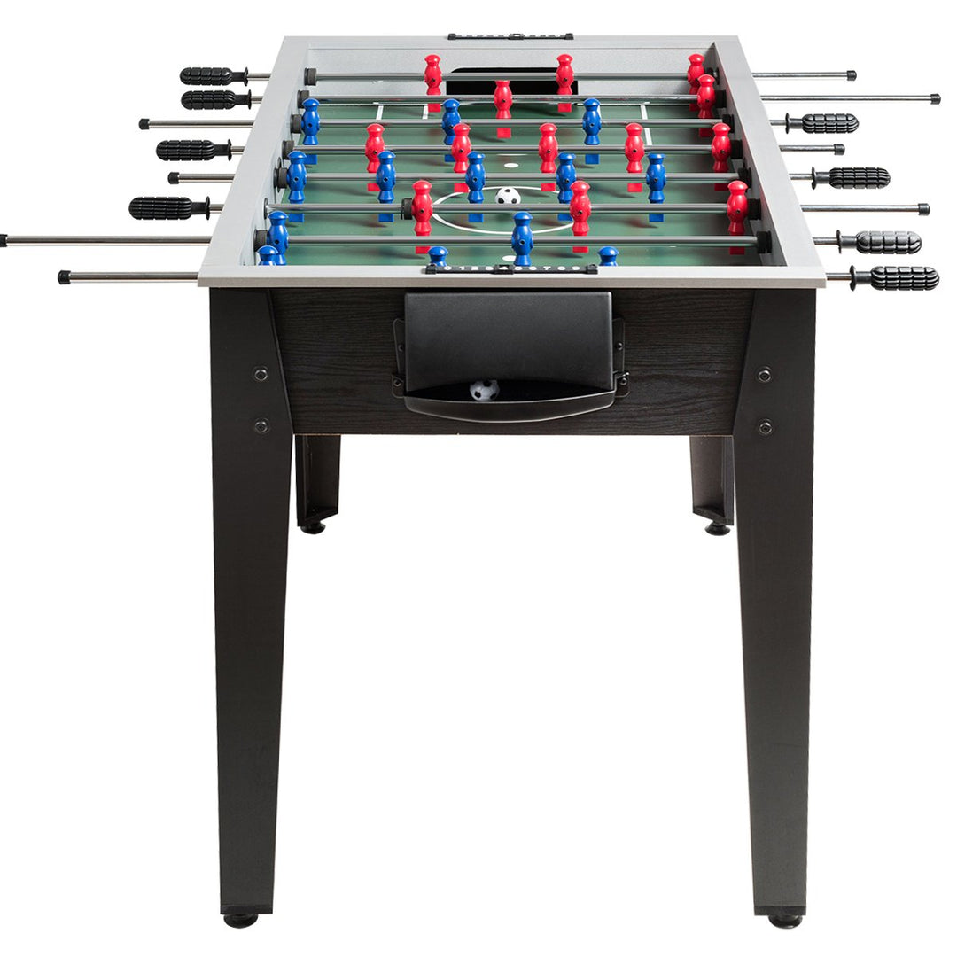 Costway 48 Competition Sized Wooden Soccer Foosball Table Adults and Kids Home Recreation Image 9