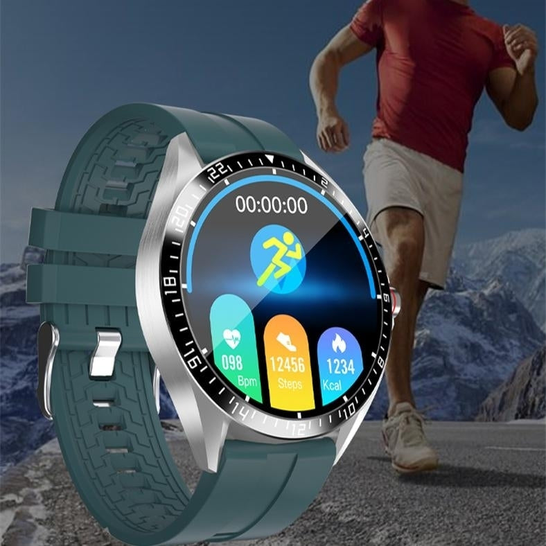 Full Round Touch Screen Wrist Fitness Smart Watch For Android IOS Image 6