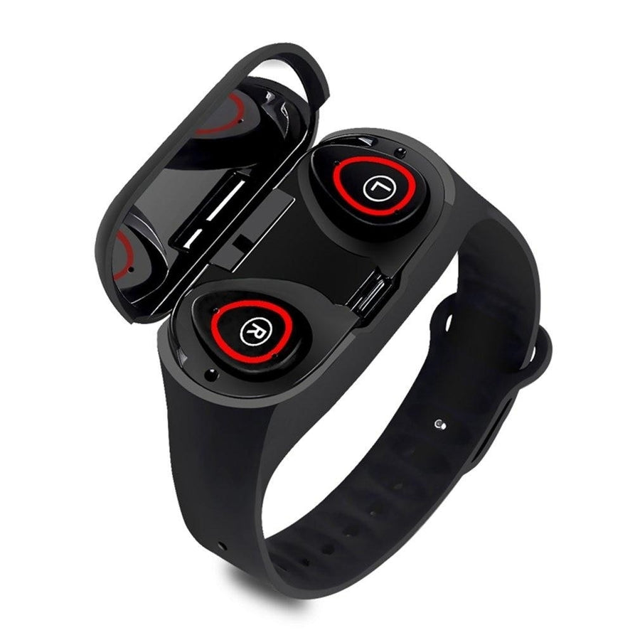 Sports Wristband And Handfree Wireless Earbuds Combo Image 1