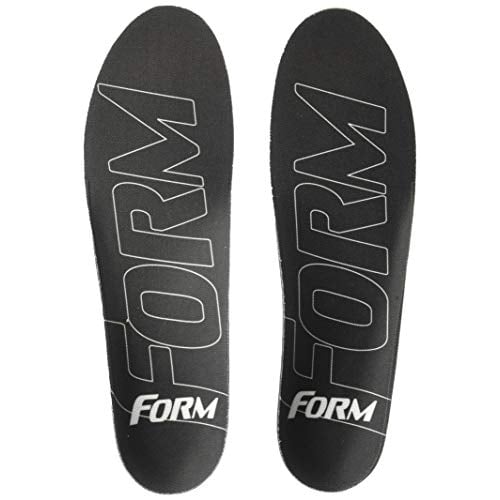 FORM Ultra-Thin Insoles Maximum Arch Support Cushioning Black Comfortable Fit Image 1