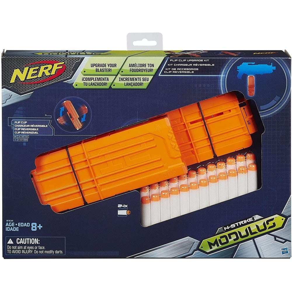 Nerf N-Strike Modulus Flip Clip Upgrade Kit 24ct Darts Attachment Hasbro Image 2