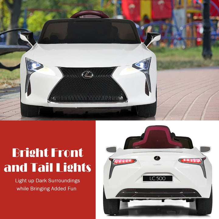 Costway 12V Kids Ride on Car Lexus LC500 Licensed Remote Control Electric Vehicle Image 9