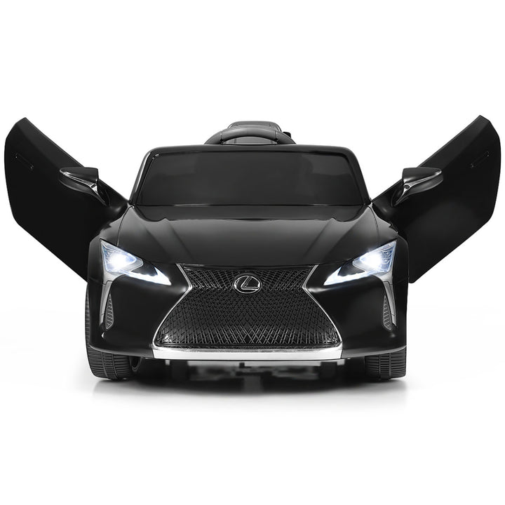 12V Kids Ride on Car Lexus LC500 Licensed Remote Control Electric Vehicle Black Image 1