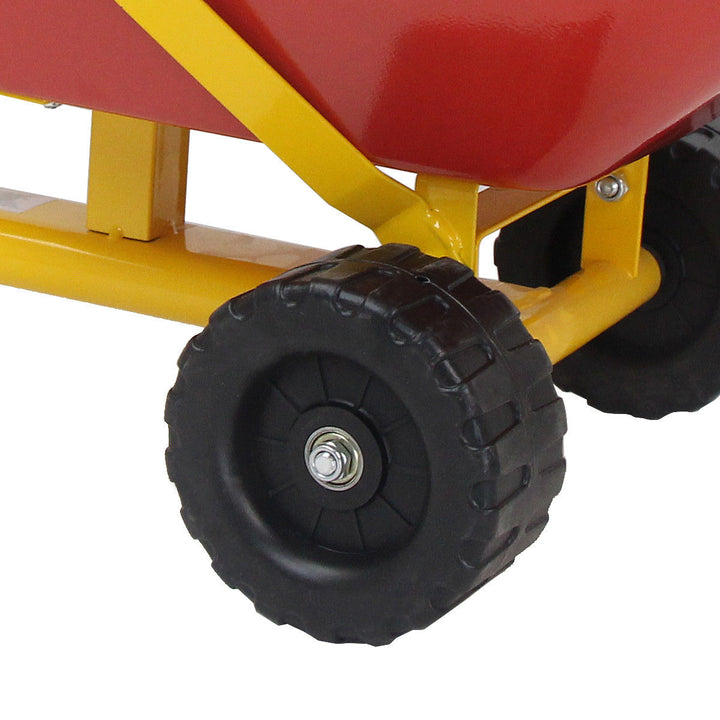 8 Heavy Duty Kids Ride-on Sand Dumper Front Tipping w 4 Wheels Sand Toy Gift Image 9
