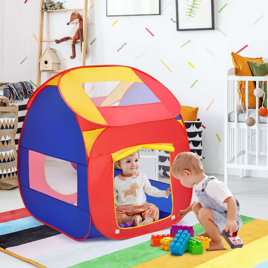 Portable Kid Baby Play House Indoor Outdoor Toy Tent Game Playhut With 100 Balls Image 10