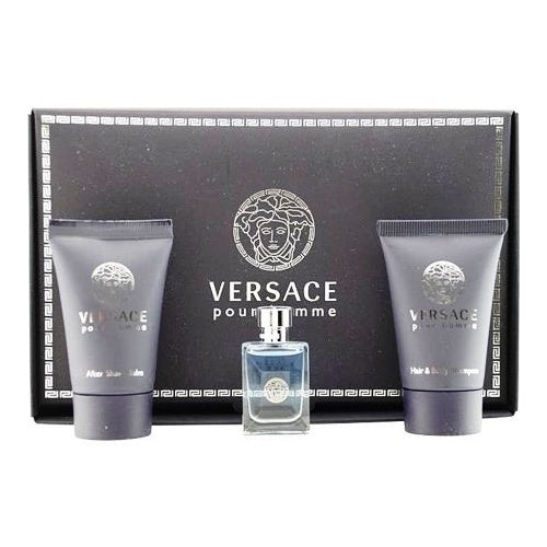 Versace Pour Homme 3pc Perfume Mini Travel Set for Men Image 1