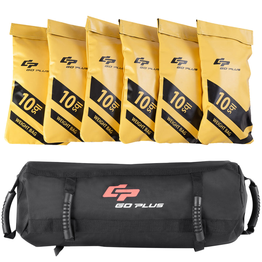 60lbs Body Press Durable Fitness Exercise Weighted Sandbags w Filler Bags Image 1