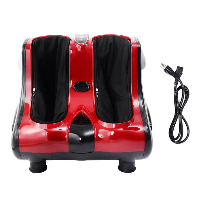 Shiatsu Kneading Rolling Vibration Heating Foot Calf Leg Massager Image 1