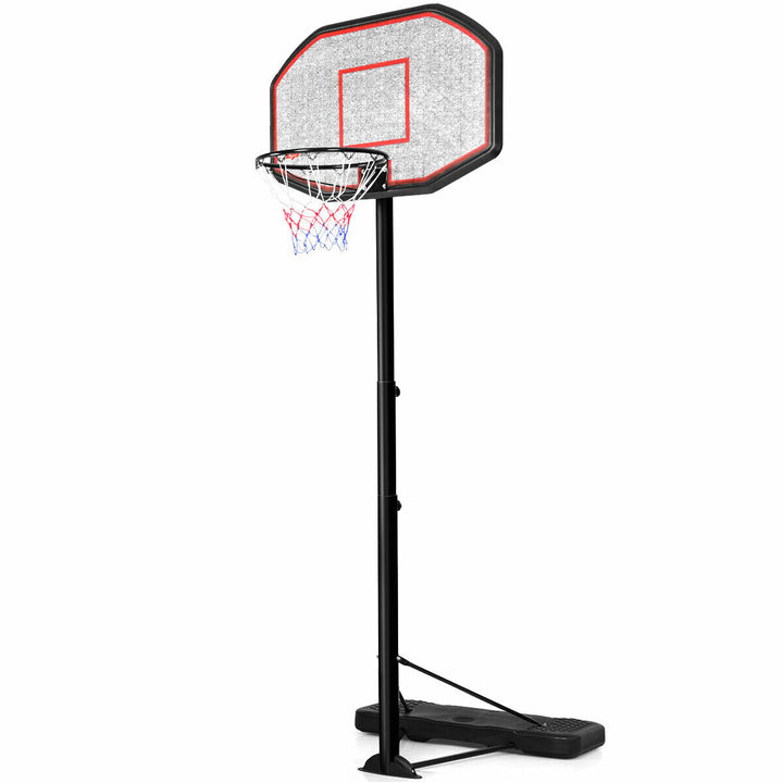 10ft 43 Backboard In/outdoor Adjustable Height Basketball Hoop System Image 7