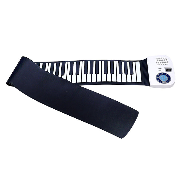 88 Key Electronic Roll Up Piano Keyboard Silicone Rechargeable Bluetooth w/Pedal Image 8