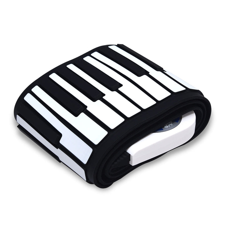 88 Key Electronic Roll Up Piano Keyboard Silicone Rechargeable Bluetooth w/Pedal Image 10