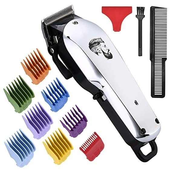 Professional Cordless Hair Clipper for Men Hair Haircuttings Kit Mustache Body Grooming Kit Rechargeable Hair Trimmer Image 2