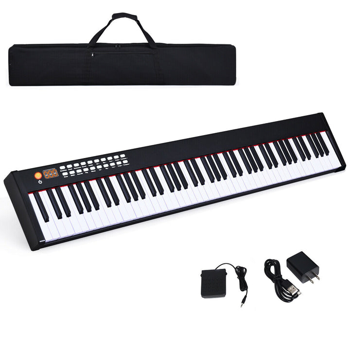 88 Key BX- Digital Piano MIDI Keyboard Image 1