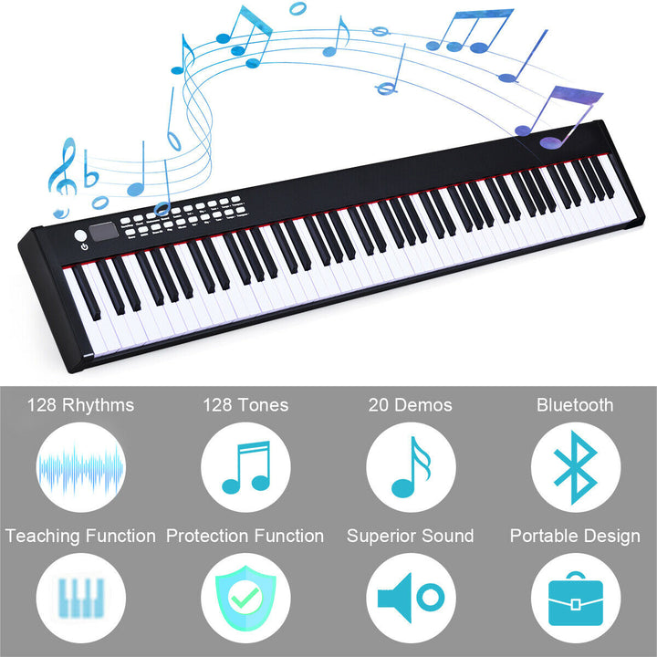 88 Key BX- Digital Piano MIDI Keyboard Image 6