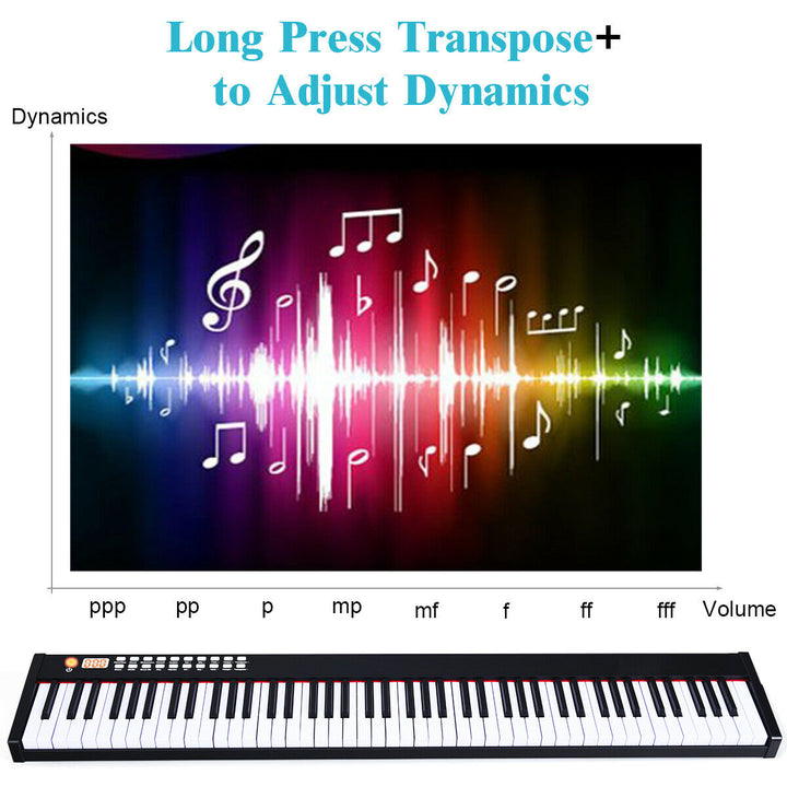 88 Key BX- Digital Piano MIDI Keyboard Image 8