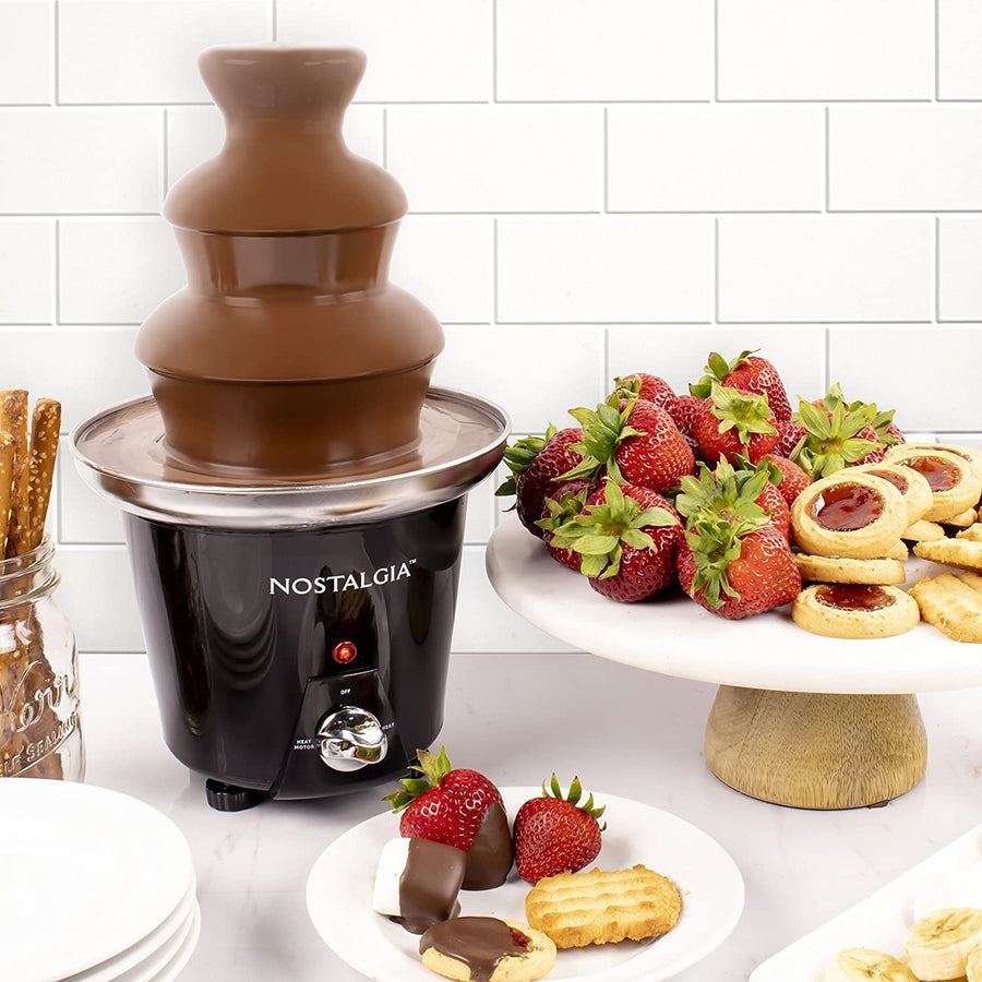 Nostalgia 24-Ounce Chocolate Fondue Fountain1.5-Pound Capacity Image 1