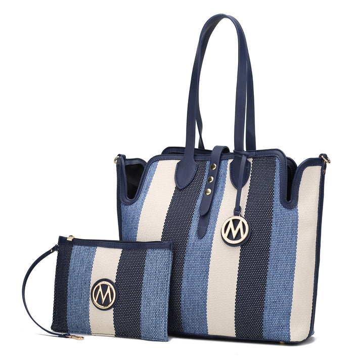 MKF Collection Juliana Multi-Functional Shoulder Bag Oversize Tote Handbag and Wristlet by Mia K. Image 4