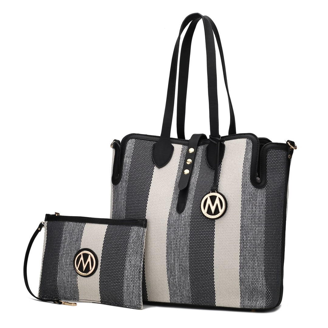 MKF Collection Juliana Multi-Functional Shoulder Bag Oversize Tote Handbag and Wristlet by Mia K. Image 4