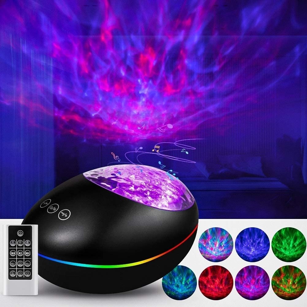 Galaxy Projector Starry Light Projector with Bluetooth Speaker and Timer 8 Lighting Modes Adjustable Brightness 360 Image 1