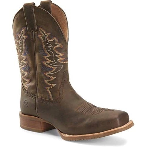 Double-H Boots - Mens - Mens 11 inch Wide Square Toe Roper Crazy Horse Image 1