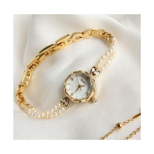 Natural freshwater pearl bracelet net popular ins fashion women's Watch Image 2