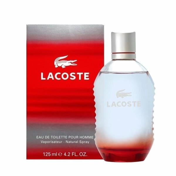 Lacoste Red Style In Play 4.2oz Eau de Toilette for Men Image 1