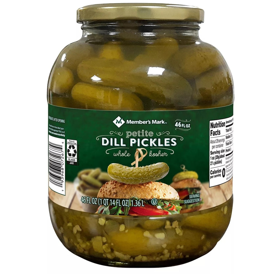 Members Mark Petite Dill Pickles (46 Ounce) Image 1