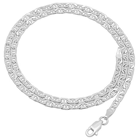 White Gold Filled Mariner Chain 24 Image 3
