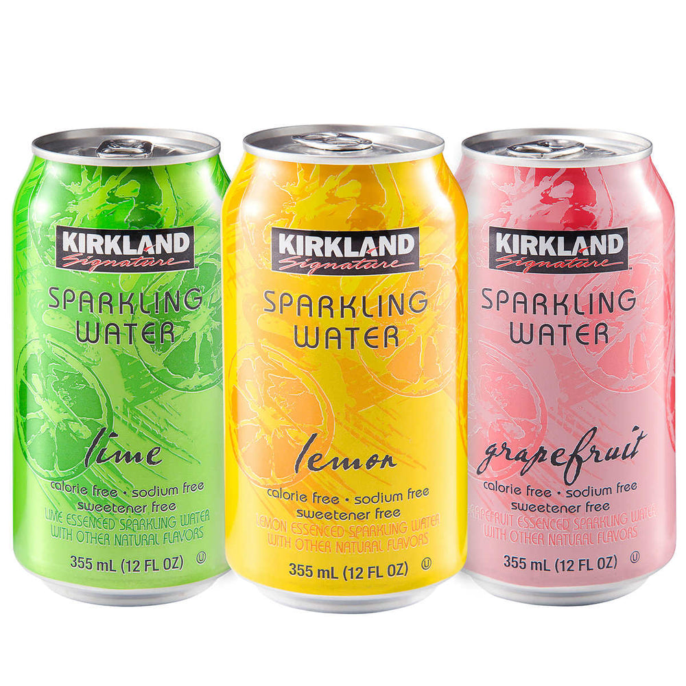 Kirkland Signature Sparkling Water, Variety, 12 Ounce (35 Count) Image 2