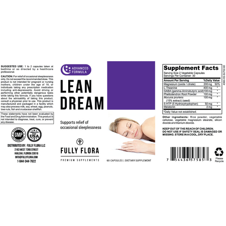 Fully Flora Keto BHB Lean Dream Combo Pack Sleep Aid and Energy Support Image 4