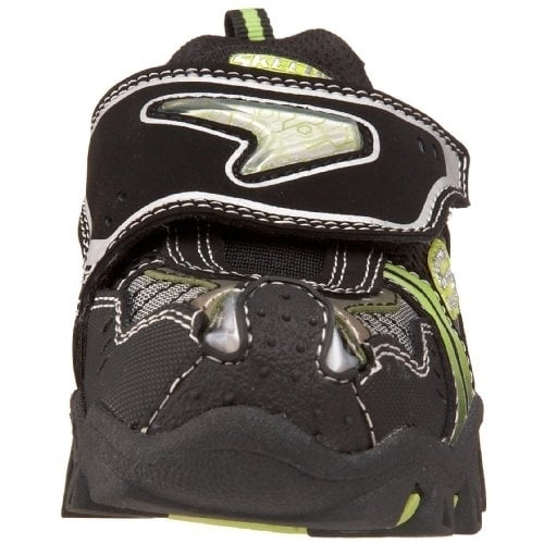 Skechers Toddler Boys Illuminators Damager - Spaceship Sneaker Black/Lime - 90356N BLACK/LIME Image 4