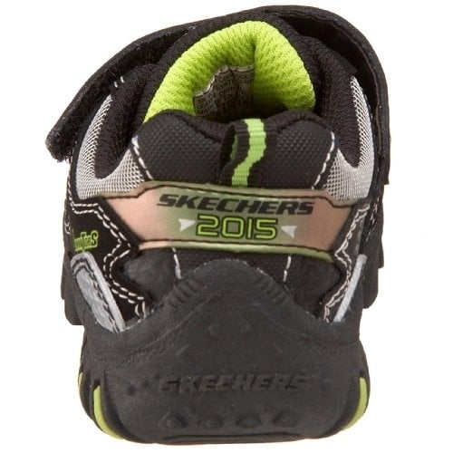 Skechers Toddler Boys Illuminators Damager - Spaceship Sneaker Black/Lime - 90356N BLACK/LIME Image 2