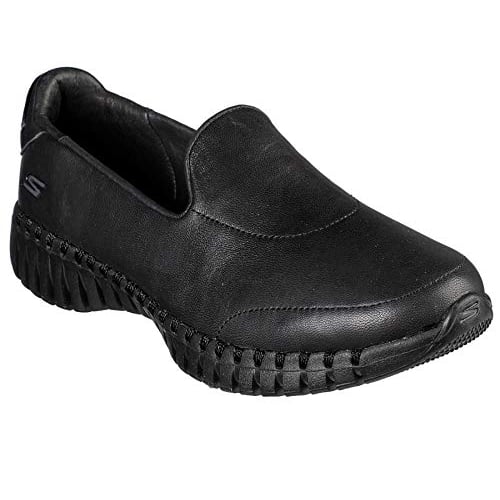 Skechers Womens GO Walk Smart - Fancy Pants Slip-On Sneaker Black - 124061/BBK BLACK Image 4