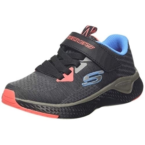 Skechers - Boys Solar Fuse - Speed Blitz Shoe CHARCOAL/BLACK/WHITE BOLD Image 2