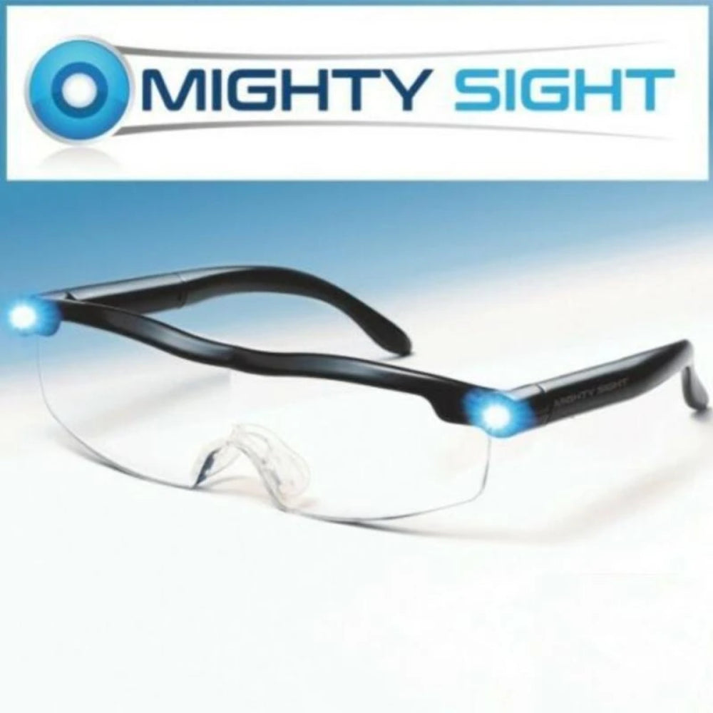 Mighty Sight Magnifying Glasses with LED Light and Travel Case Image 2