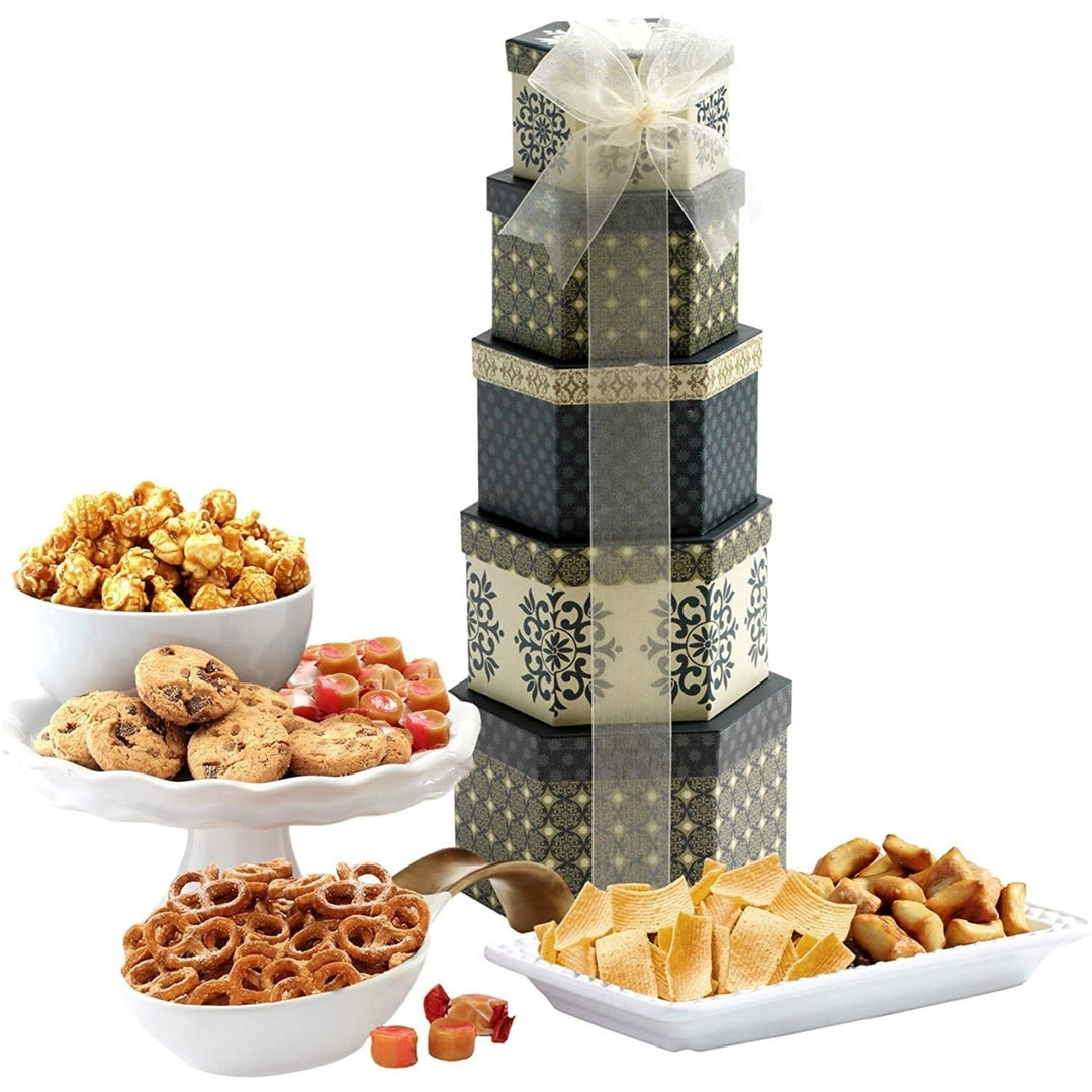 Savory Sweets Thinking of You Gift Tower Image 1