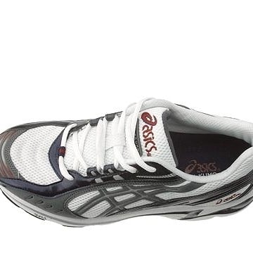 ASICS Mens Gel-Kumo Running Shoes White/Pewter/Burgundy - TN320.0178  WHITE/PEWTER/BURGUNDY Image 2