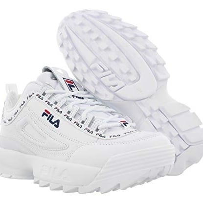 Fila Disruptor II Sneaker Little Kid Filabuck Upper Adjustable Fit Cool Comfort Image 4