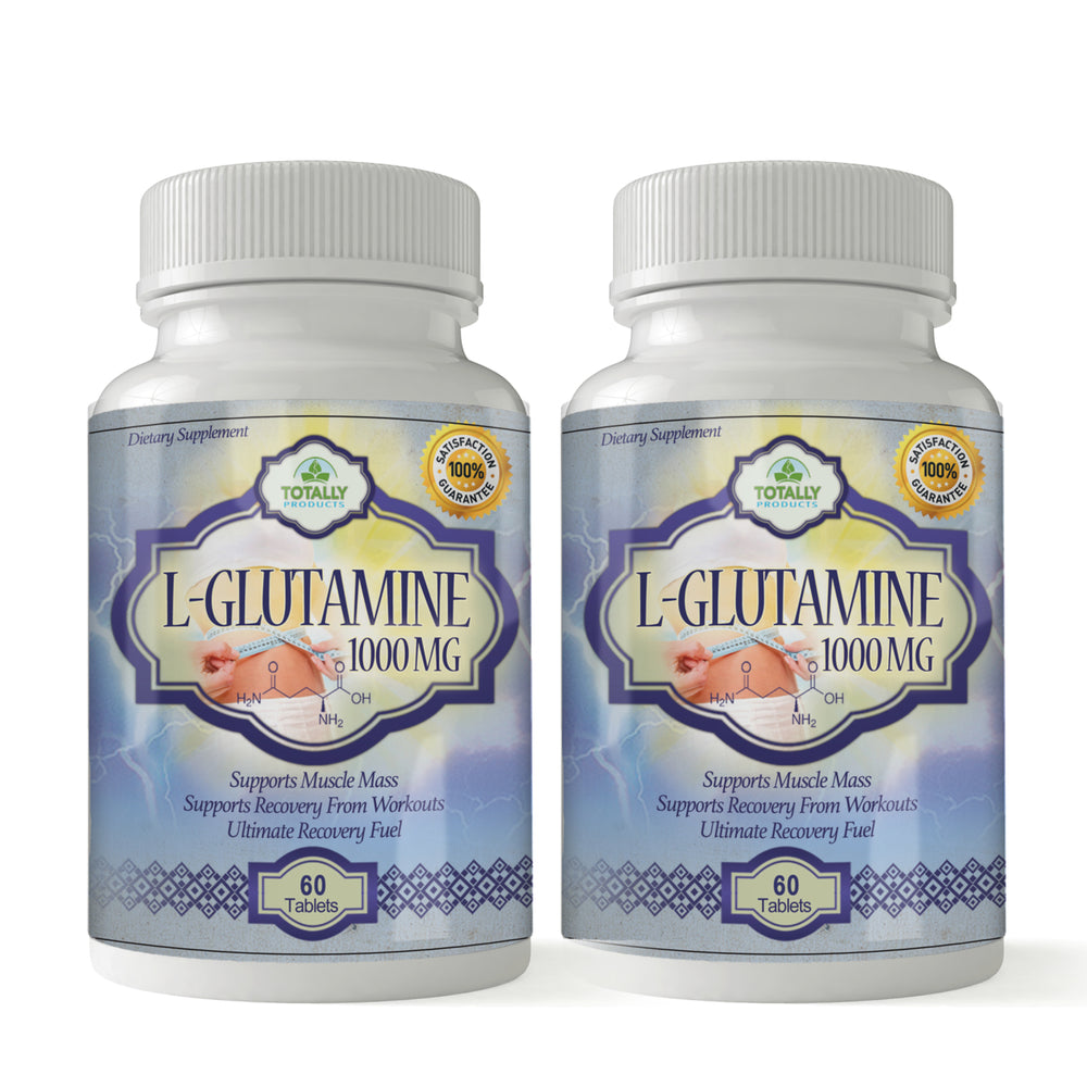 Totally Products L-Glutamine 1000mg Tablets for Muscle Support and Recovery Image 2