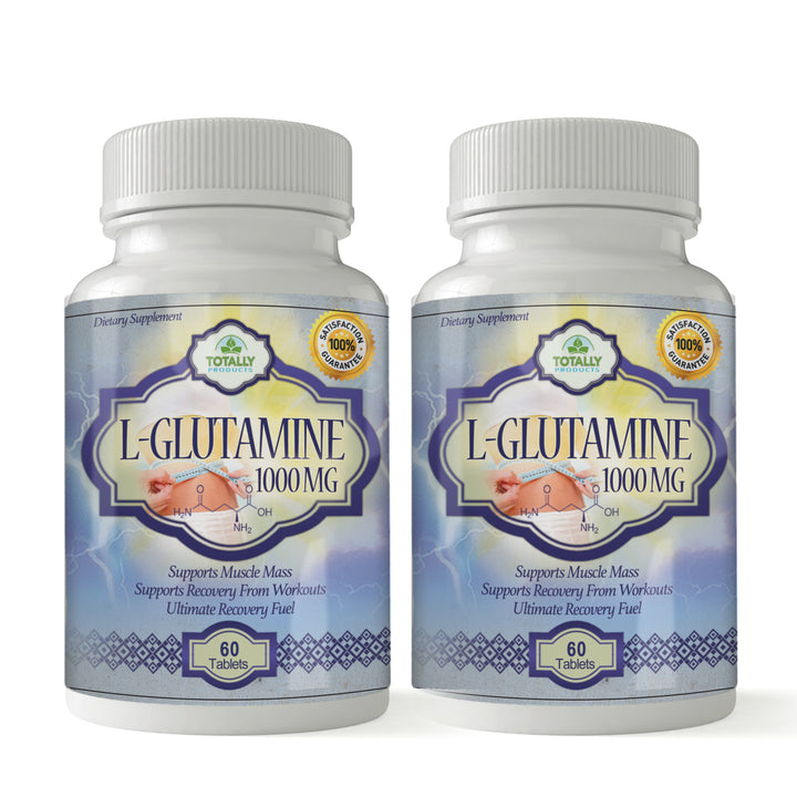 Totally Products L-Glutamine 1000mg Tablets for Muscle Support and Recovery Image 2