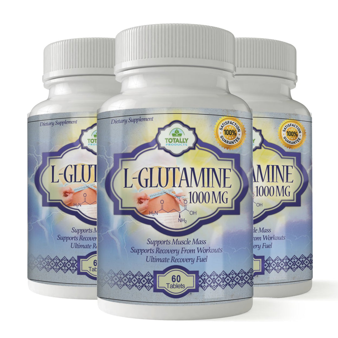 Totally Products L-Glutamine 1000mg Tablets for Muscle Support and Recovery Image 3