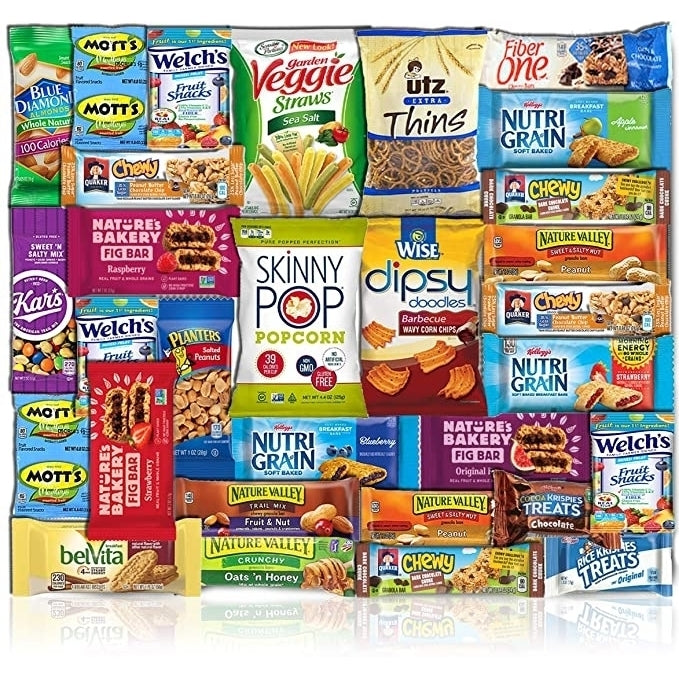 Blue Ribbon Healthy Snacks Care Package Grab And Go Variety Pack 30 Count Image 1