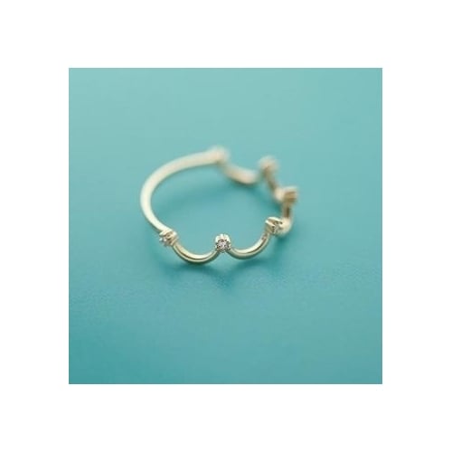 Simple womens ring with personality Image 2