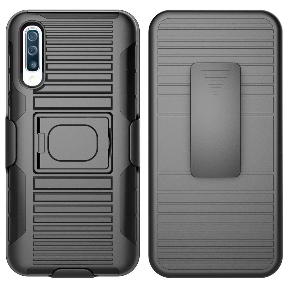 Samsung Galaxy A50S A30S A50 Magnetic Holster Case Black Armor Belt Clip Cover Image 7