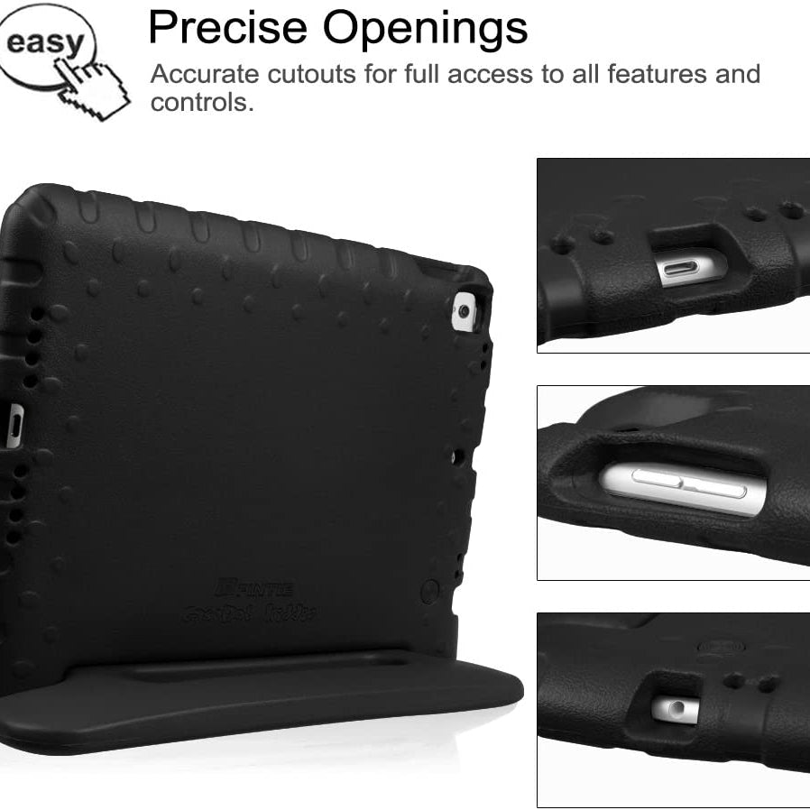 For Apple iPad Air 3rd 2019 / iPad Pro 10.5 2017 Shockproof Light Weight Kids Friendly Foam Handle Case Black Image 4