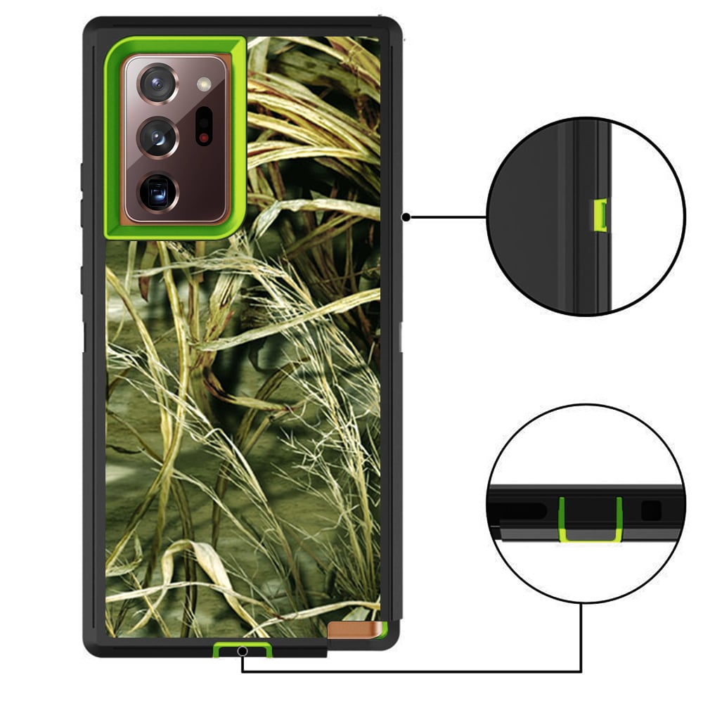 Samsung Galaxy Note20 5G Heavy Duty Shockproof Armor Case Cover Green Camouflage Image 3