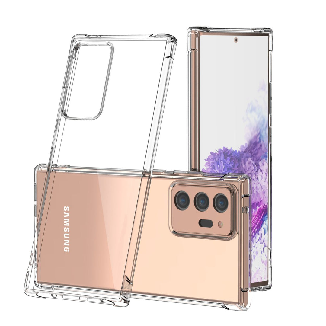 Samsung Galaxy Note20 5G Clear Hybrid TPU Case Transparent Bumper Cover Image 1