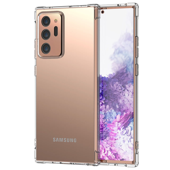 Samsung Galaxy Note20 Ultra 5G Clear TPU Hybrid Case Transparent Bumper Cover Image 3