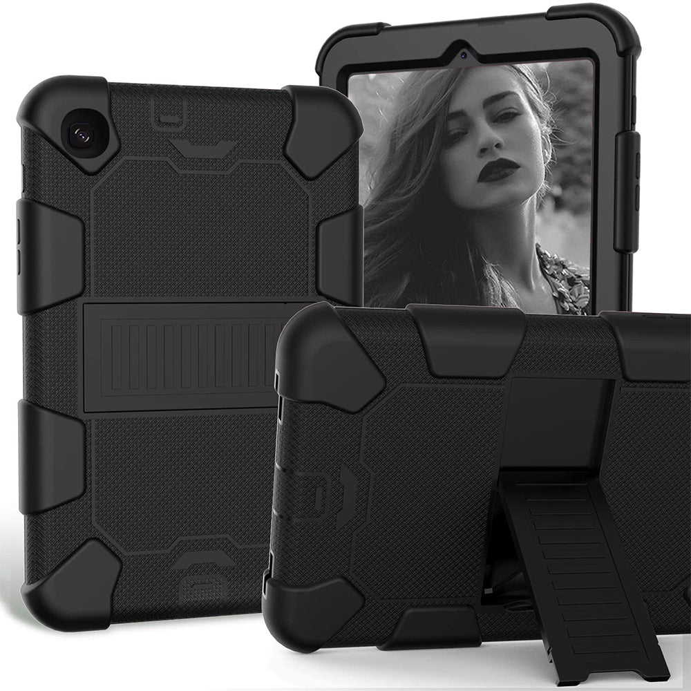 For Samsung Galaxy Tab A 8.4 2020 / T307 Dual layer Shockproof Heavy Duty Hybrid Silicone Kickstand Tablet Case Cover Image 1