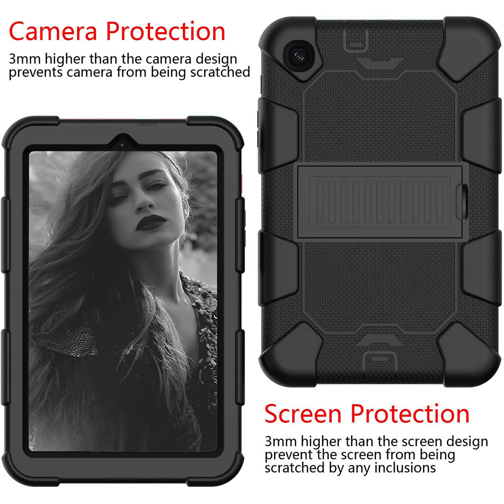 For Samsung Galaxy Tab A 8.4 2020 / T307 Dual layer Shockproof Heavy Duty Hybrid Silicone Kickstand Tablet Case Cover Image 3